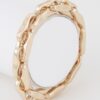 Hammered Link Chain Bracelet – Textured Polished Finish