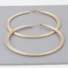 Wide Triple Rope Hoop Earrings – Layered Rope Texture