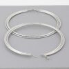 Wide Triple Rope Hoop Earrings – Layered Rope Texture
