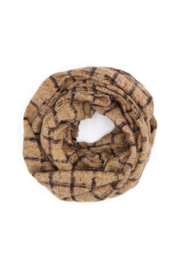 Plaid Infinity Scarf – Soft Polyester Loop