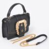 Vegan Top Handle Shoulder Clutch – Structured Polyurethane