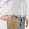 Rhinestone Fringe Mini Case Bag – Box Clutch
