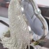 Rhinestone Fringe Mini Case Bag – Box Clutch