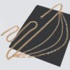 Plus-Size Layered Multi-Chain Waist Belt