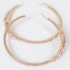Rhinestone Hoop Earrings – Oversized 3″ Sparkle