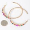 Rhinestone Hoop Earrings – Oversized 3″ Sparkle