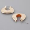 Hollow Arch Hoop Earrings – Sculptural Open-Arch Design