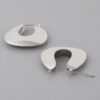 Hollow Arch Hoop Earrings – Sculptural Open-Arch Design