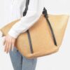 Oversized Faux Straw Hobo Bag – Woven Shoulder Carryall