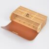 Bamboo Flap Crossbody Bag – Compact Bamboo-Top