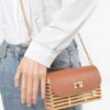 Bamboo Flap Crossbody Bag – Compact Bamboo-Top