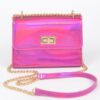 Mirror Metallic Flap Crossbody Bag – Compact Shine