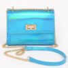 Mirror Metallic Flap Crossbody Bag – Compact Shine
