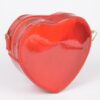 Heart-Shaped Mirror Metallic Crossbody Bag
