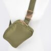 Compact Nylon Zip Fanny Pack – Water-Resistant