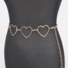 Heart Chain Waist Belt – Polished Iron Accent