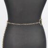 Heart Chain Waist Belt – Polished Iron Accent