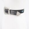 Western Turquoise Accent Stretch Belt – Polyurethane