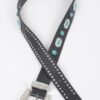 Western Turquoise Accent Stretch Belt – Polyurethane