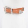 Western Turquoise Accent Stretch Belt – Polyurethane