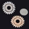 Oversized Rhinestone Round Stud Earrings