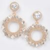 Rhinestone Drop Earrings – Long Cascading Sparkle