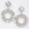 Rhinestone Drop Earrings – Long Cascading Sparkle