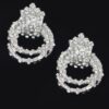 Polished Metal Stud Earrings – Lightweight Shine
