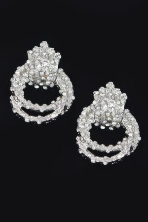 Polished Metal Stud Earrings – Lightweight Shine