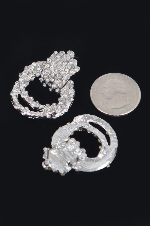Polished Metal Stud Earrings – Lightweight Shine