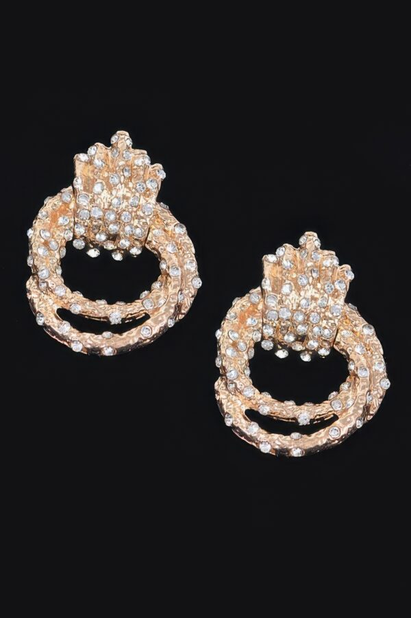Polished Metal Stud Earrings – Lightweight Shine
