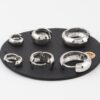 Mini Chunky Hoop Earrings Set – Polished Rounded Hoops