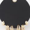 Mini Multi-Hoop Earrings Set – Metallic Finish