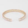 Crystal Bar Cuff Bracelet – Sleek Open Cuff Accent