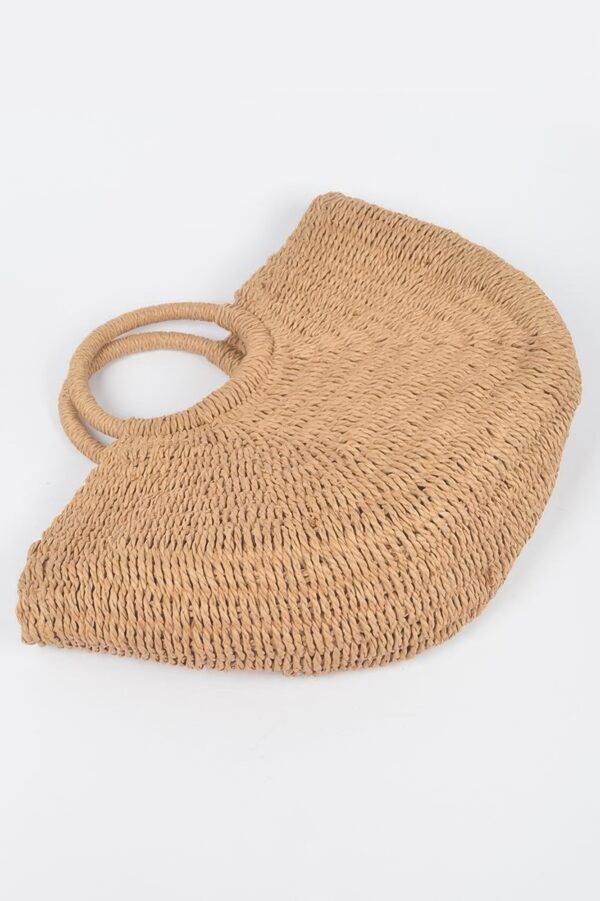 Beach Time Bag – Straw Oversized Woven Tote