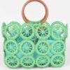 Monotone Crochet Handbag – Structured Mini Tote