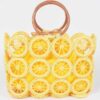 Monotone Crochet Handbag – Structured Mini Tote