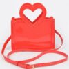 Enamel Top Handle Mini Bag – Glossy Structured Silhouette