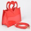 Enamel Top Handle Mini Bag – Glossy Structured Silhouette