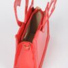Enamel Top Handle Mini Bag – Glossy Structured Silhouette