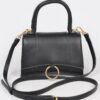 Vegan Top Handle Bag – Structured Mini Satchel