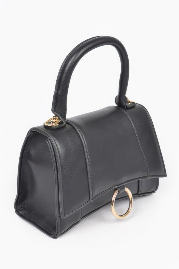 Vegan Top Handle Bag – Structured Mini Satchel