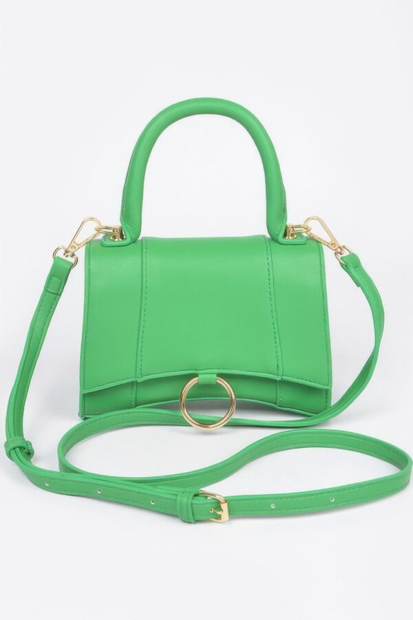 Vegan Top Handle Bag – Structured Mini Satchel
