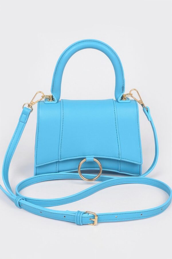 Vegan Top Handle Bag – Structured Mini Satchel