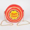 Candy Fun Round Clutch – Glossy PU and Mixed Metal