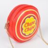 Candy Fun Round Clutch – Glossy PU and Mixed Metal
