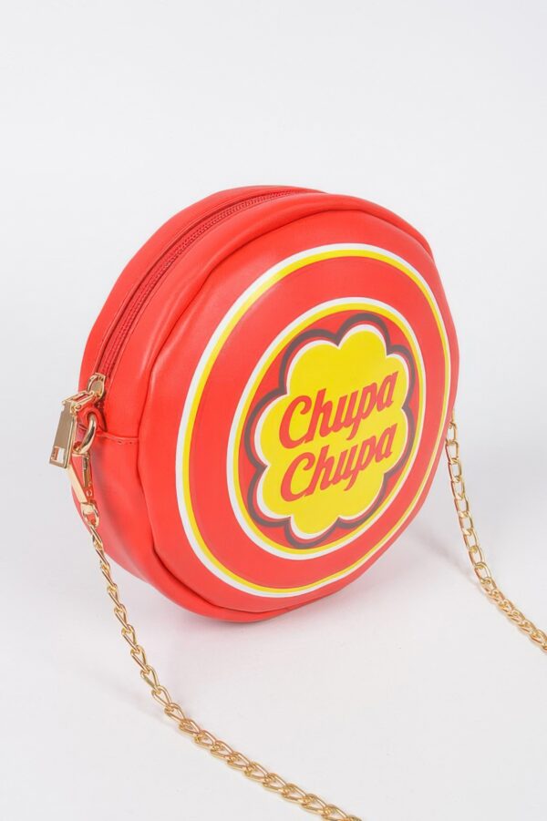 Candy Fun Round Clutch – Glossy PU and Mixed Metal