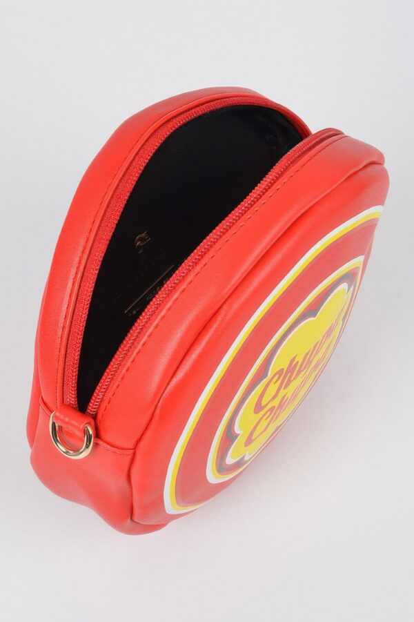 Candy Fun Round Clutch – Glossy PU and Mixed Metal