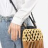 Handmade Bamboo Clutch – Vertical Box Design