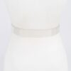 Rhinestone Butterfly Transparent PVC Waist Belt